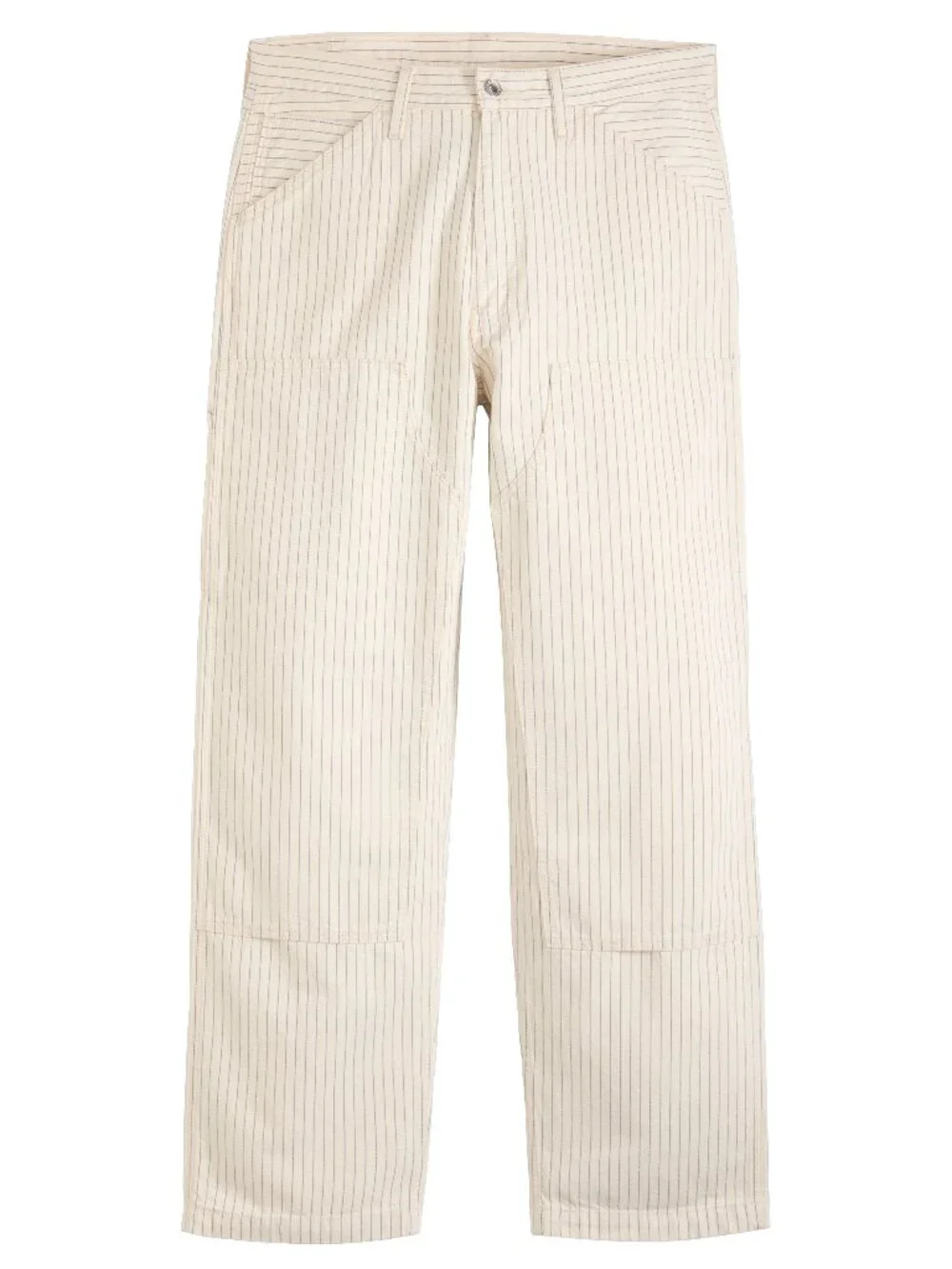 New! Levi's 568 Denim Stripe Carpenter Jeans Double-Knee Workwear Loose Straight
